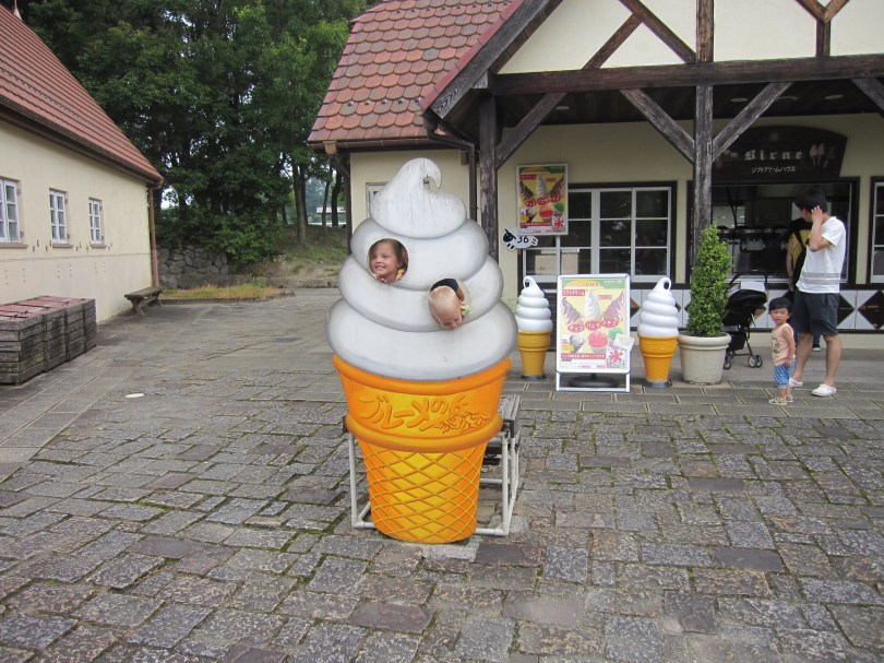 オランダ人家族アイスクリーム