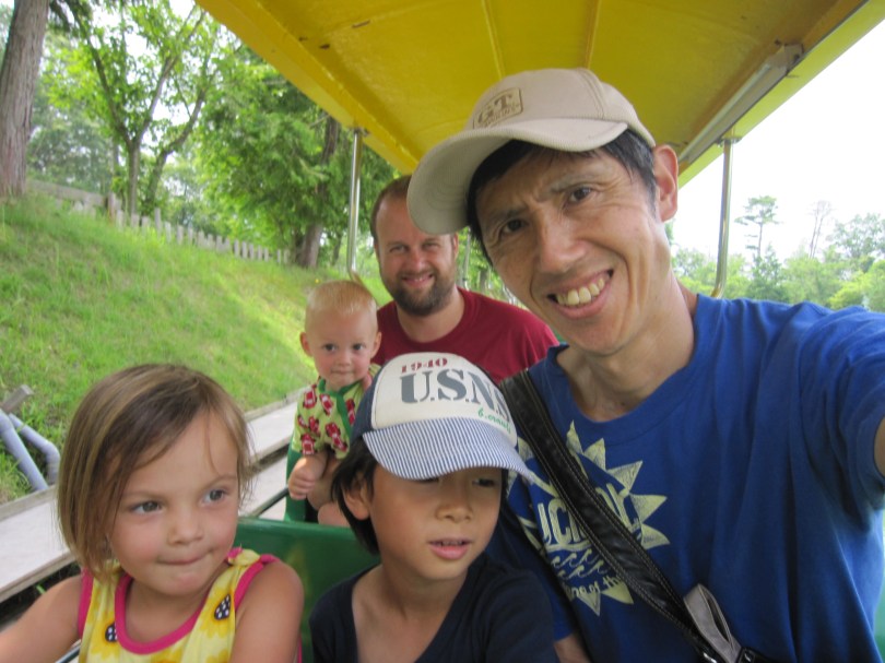 オランダ人家族電車