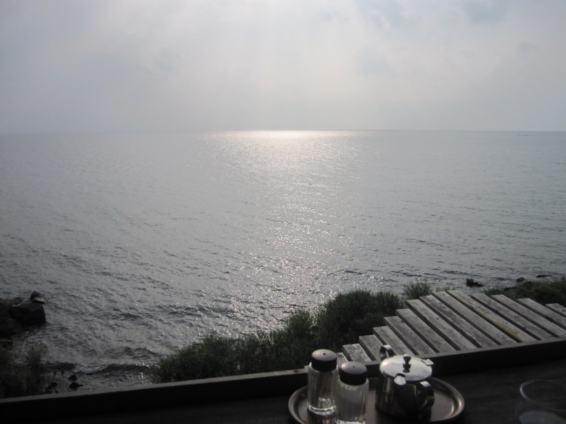 カフェからの琵琶湖