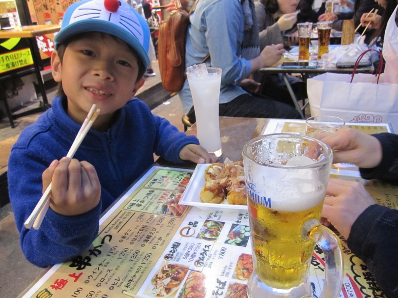 大阪旅行たこやき