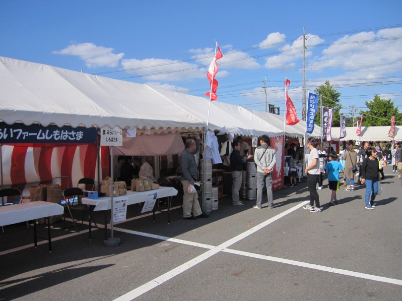 氏郷祭りブース