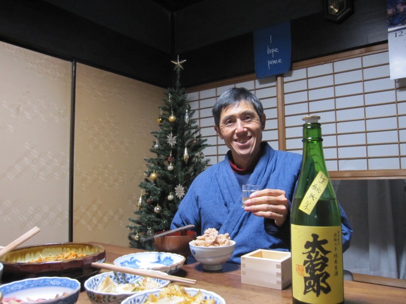 大治郎とクリスマスツリー